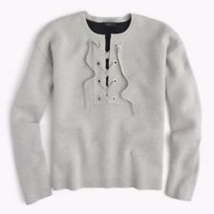⚡MOVING SALE! J. Crew Collection Lace Up Sweater